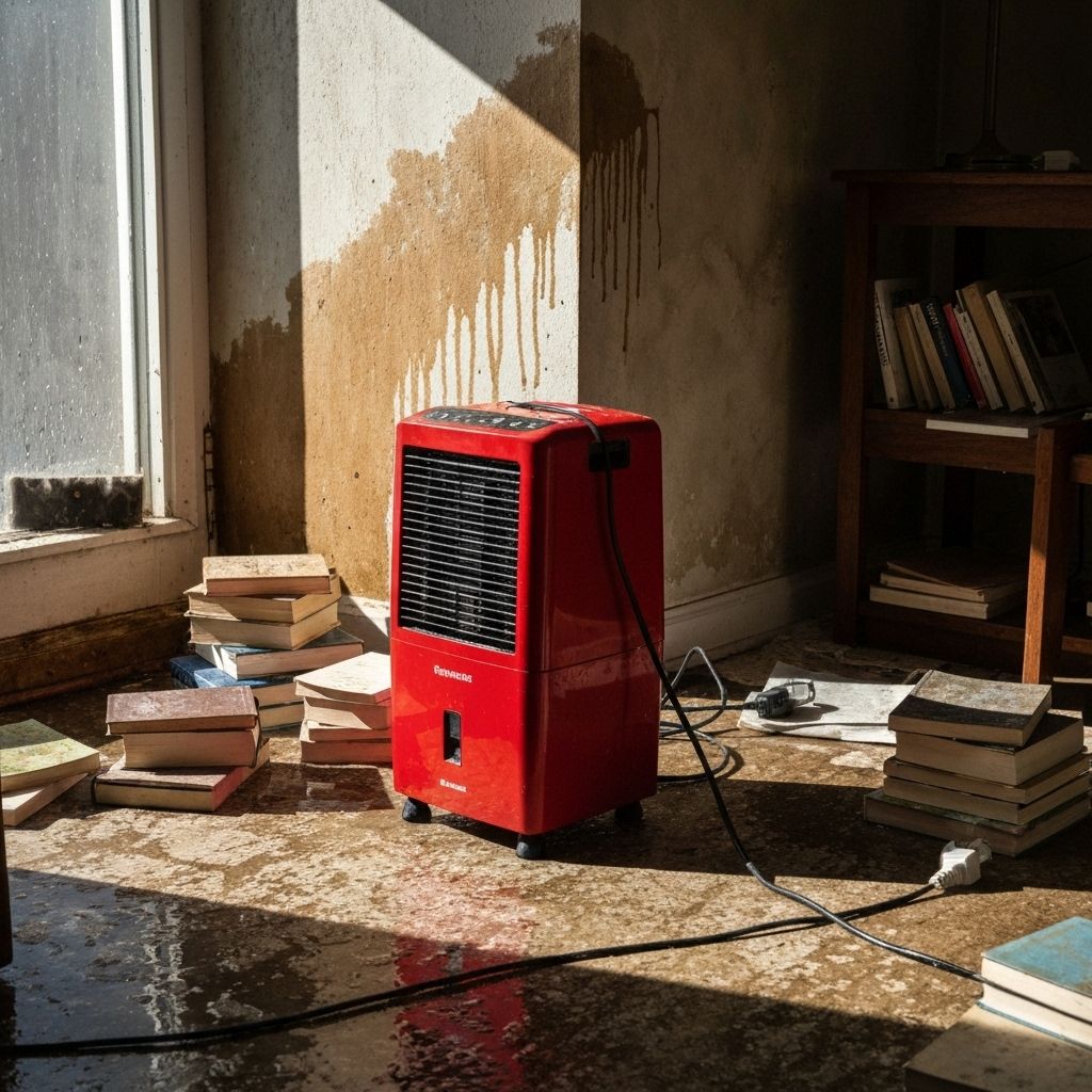 Water extraction equipment removing flood water in Saint Paul, MN